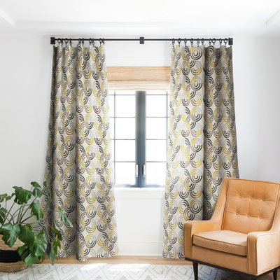 Mirimo Dance Fall 1pc Blackout Window Curtain Panel