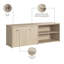 Armoire de rangement basse avec portes et tablettes Bush Business Furniture Studio C-99309484
