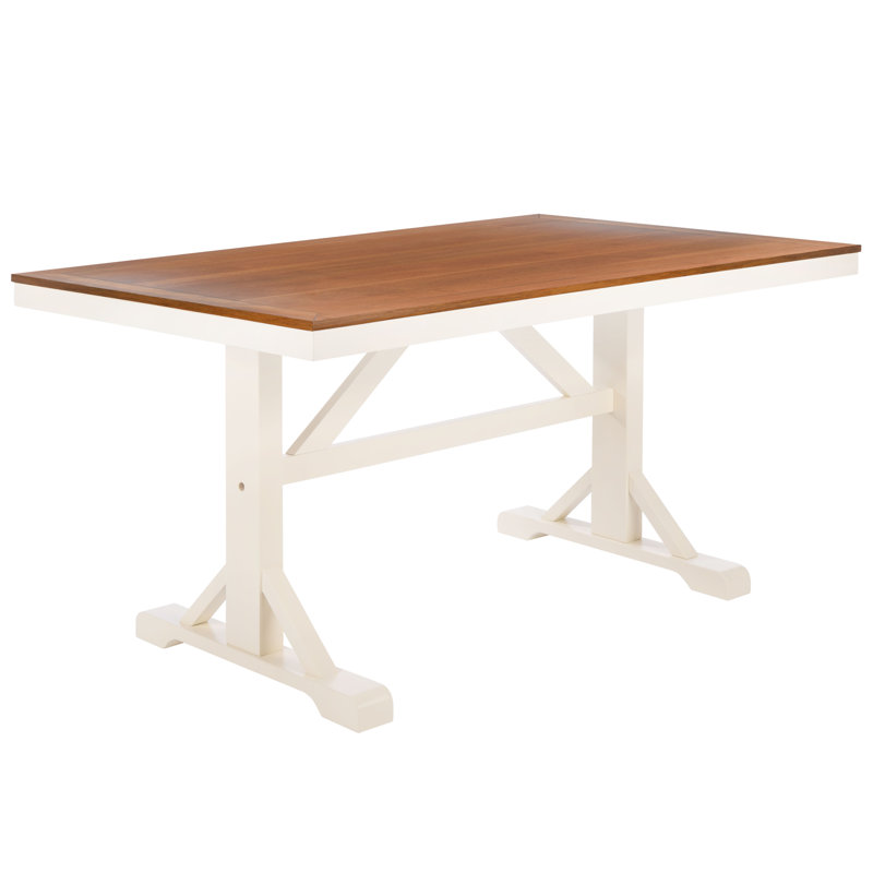 Vikesha Solid Wood Base Dining Table