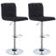 Dequincy Swivel Upholstered Adjustable Height Bar Stool with Steel Frame-900601477