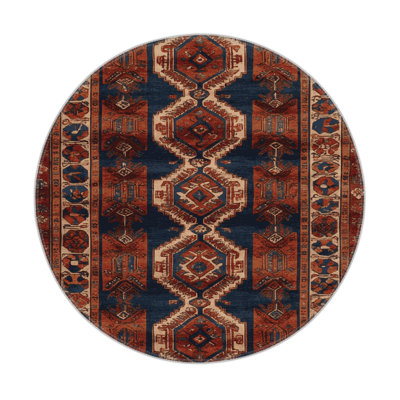Turkish Brown Indoor and Outdoor Area Rug