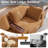 5 - Piece Teddy Modular Sectional Sofa Cloud Couch with Ottoman and 2 Storage Side Table-793588772-798281545
