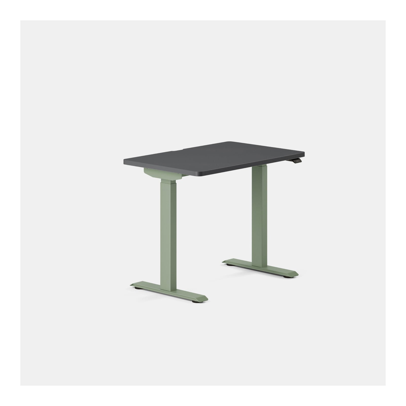 Duo Standing Desk, 47.3" H x 36" W x 24" D, Sage, Charcoal