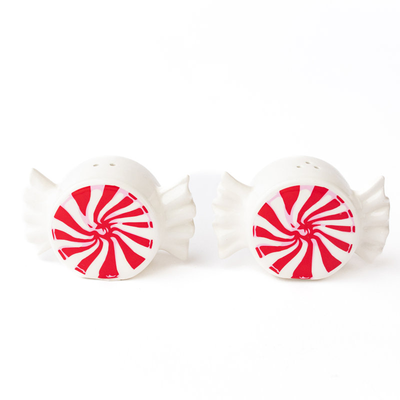 Peppermint Boxed Salt & Pepper Set