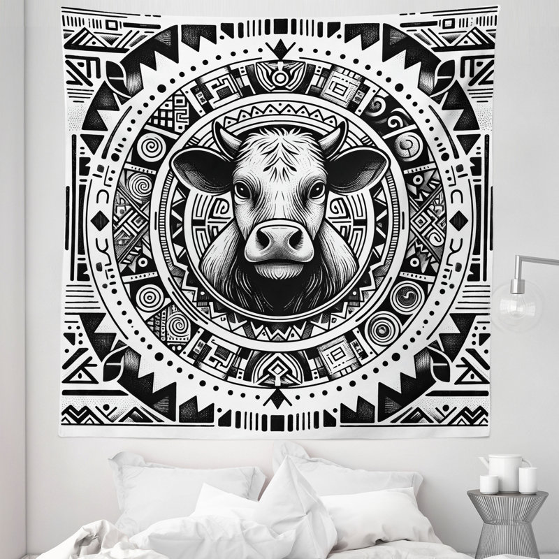 Tapisserie en microfibre, H 88 po x l 88 po