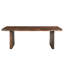 Ensemble de salle à manger neuf pièces en bois massif brun avec huit chaises-1292465162-1292465163