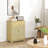 Coffee Finish Sideboard With Solid Wood Countertop-718143922