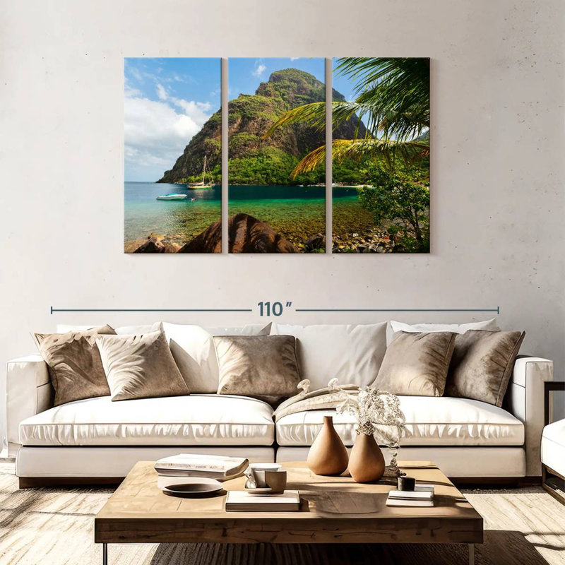 Gillard Petit Piton, H 48 po x l 74 po