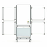 Nexus Freestanding Porcelain Magnetic Medium - 4' - 6' Whiteboard