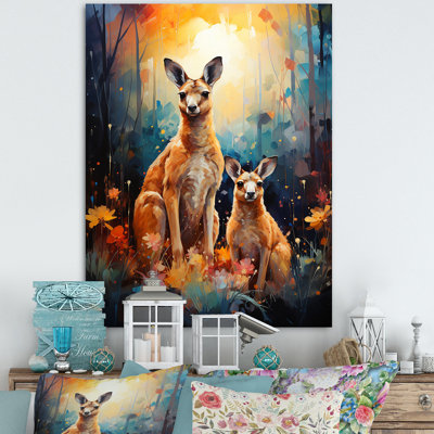 " Cute Kangaroo Flower Oasis "