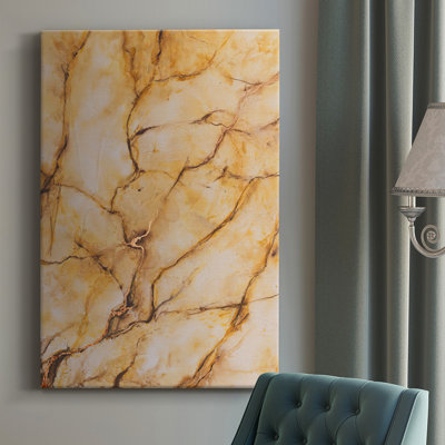 Marbre jaune I - impression sur toile tendue
