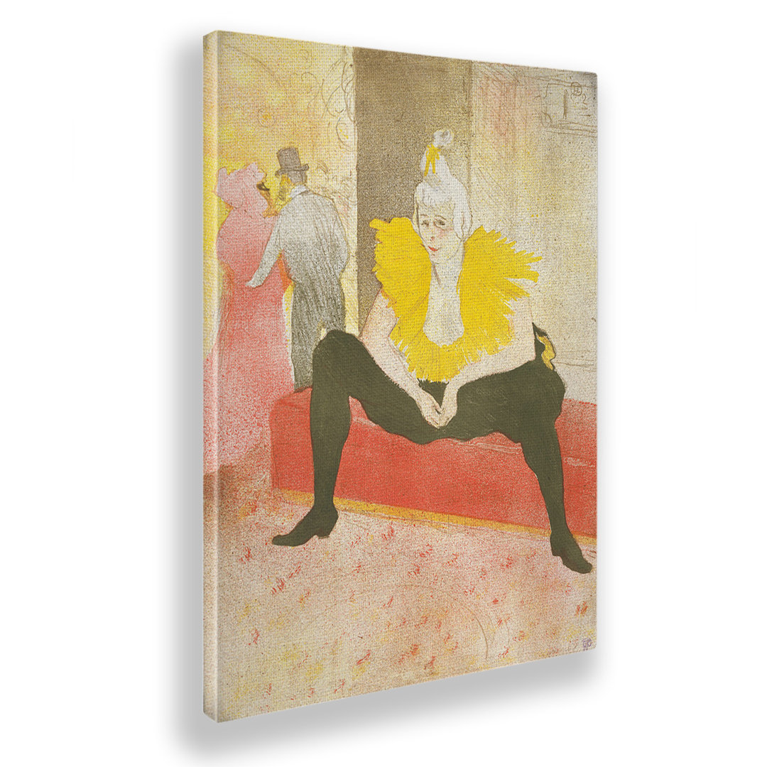 Acrylbild Dancer von Henri de Toulouse-Lautrec