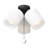Generation Lighting Fan 3-light Dimmable Windom Ceiling Fan Light Kit in Bronze finish-1203659457