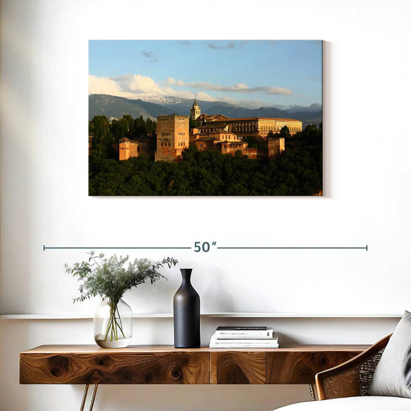 Palais de Nicci Alhambra en Espagne, H 24 po x l 36 po