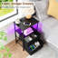 39cm W Metal Bedside Table