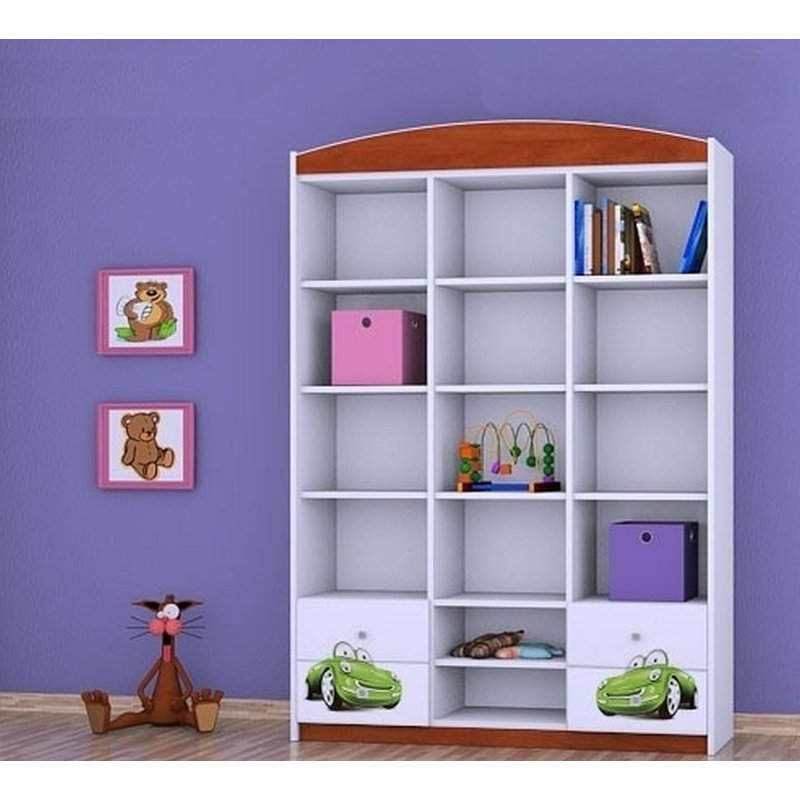 Maddox 183cm H X 132cm W Kids Cube, Brown
