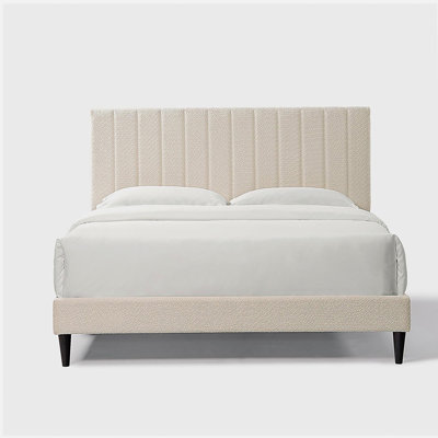 Lit plateforme tapissier Normsman Dove