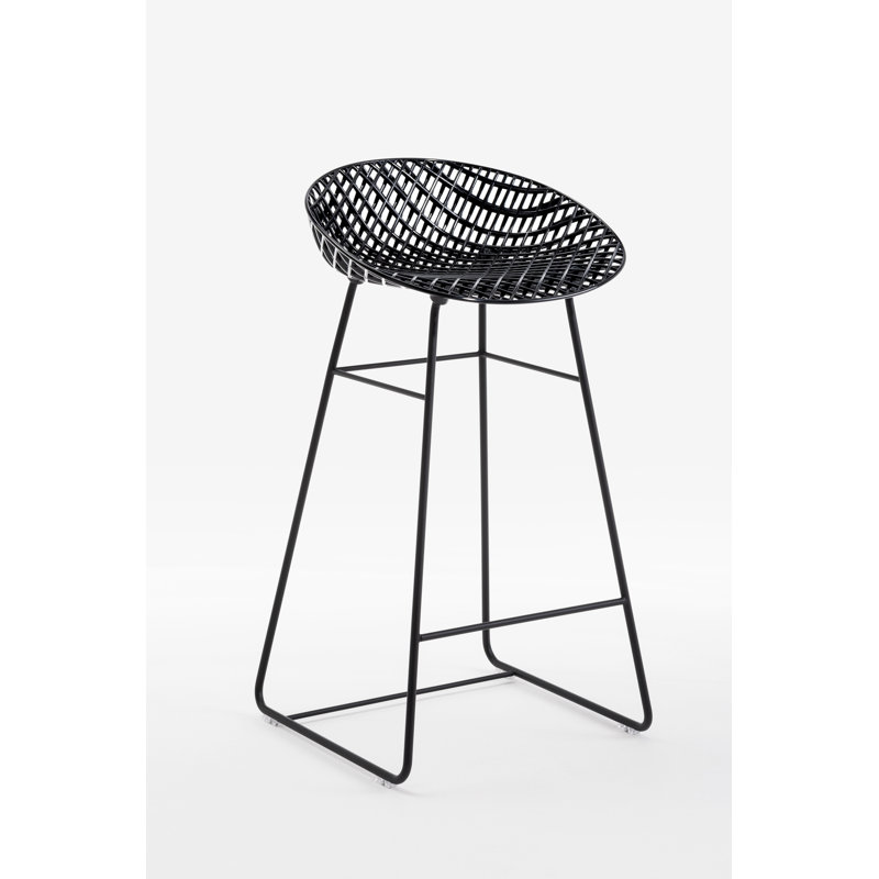 Tabouret d'extérieur Smatrik, Noir
