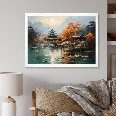 Art asiatique, paysage impérial III - impression