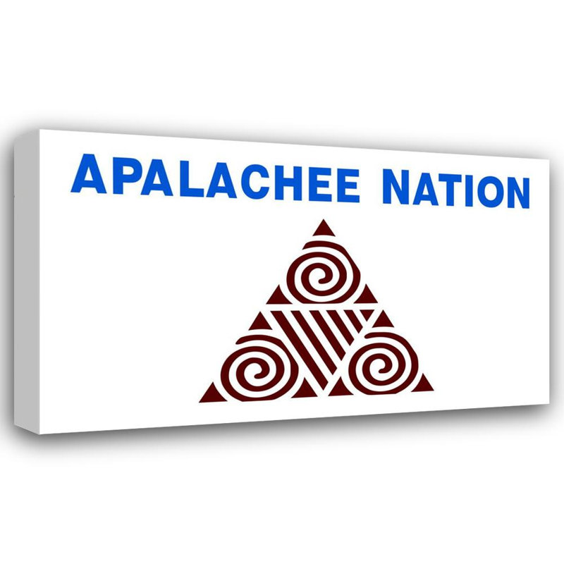 Native American Apalachee Nation, H 11 po x l 18 po