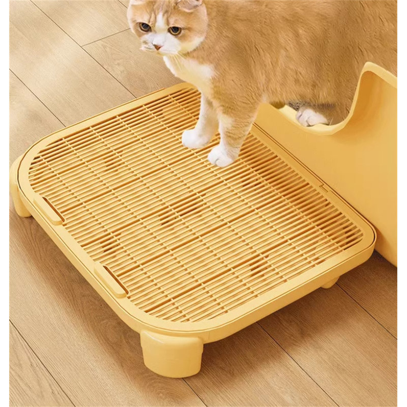 Tapis pour litière pour chat, panneau dur, H 5,9 po x l 19,68 po x P 15,94 po