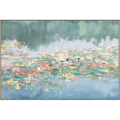 Lily Pond Serenity Canvas Wall Art