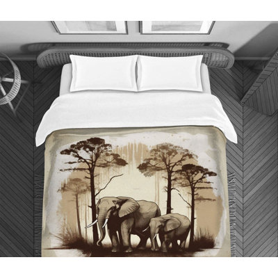 Forest Elephant Bedding
