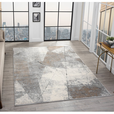 Tapis à motif géométrique abstrait Arneson Collection