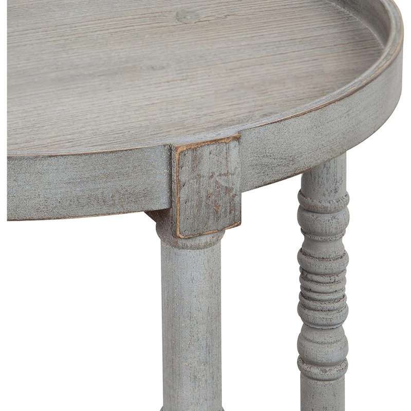 Lukasik Tray Top End Table, Gray