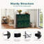 Commode avec 9 tiroirs en tissu, commode haute pour chambre à coucher, commode à grandes tiroirs pour le salon-114251509