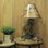 Lampe de table North American Bull Moose avec abat-jour