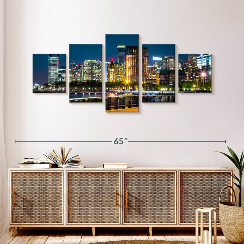 Night In New Jersey, 24" H x 55" W