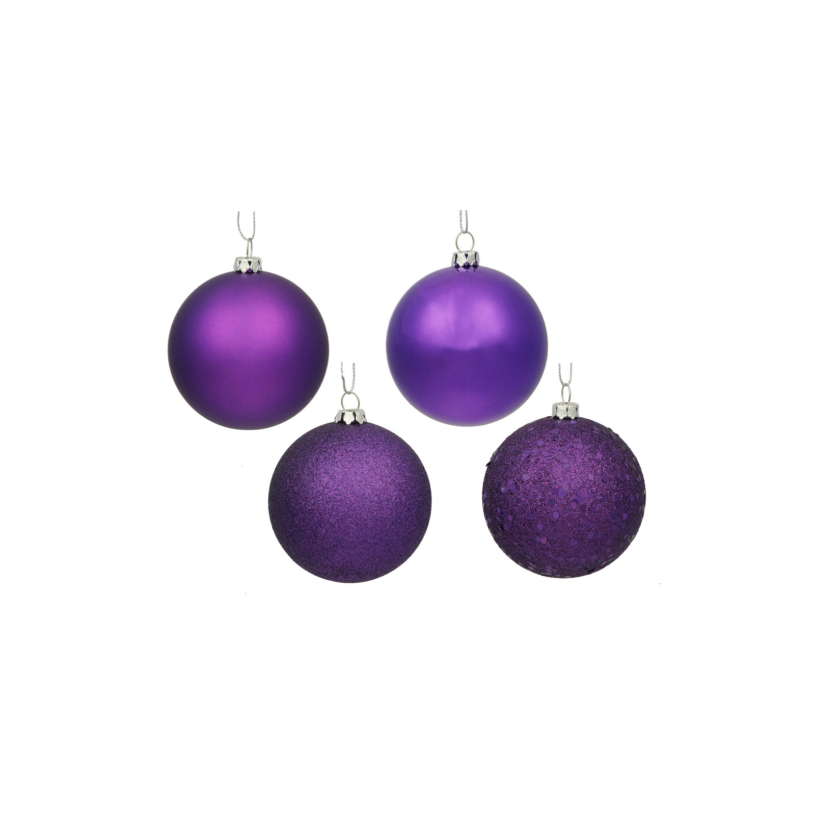 Holiday Décor Ball Ornament, Indigo purple, 2.75"