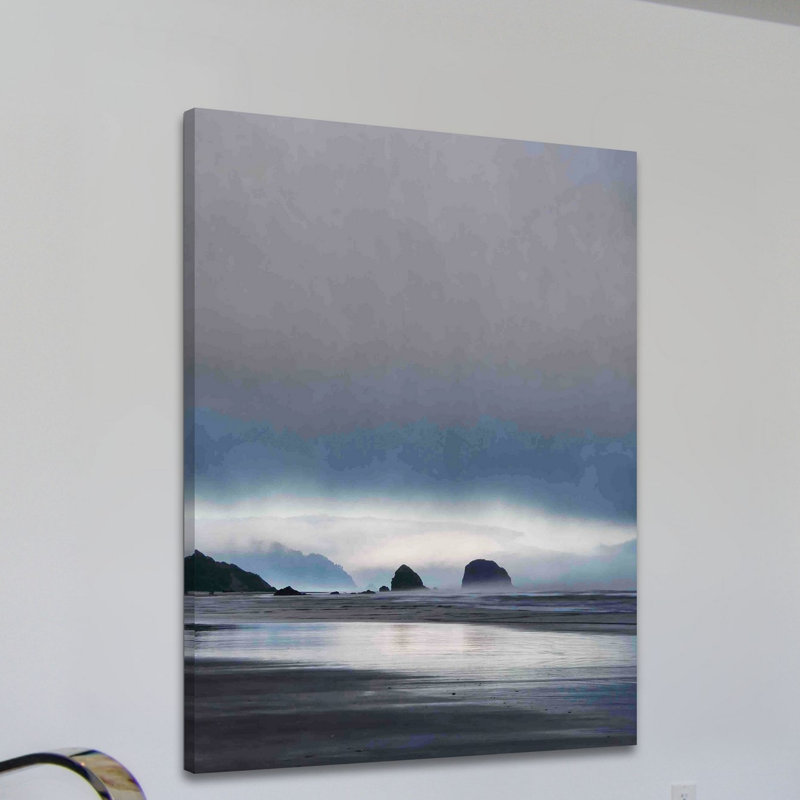 Sea Stacks At Sunset by Don Schwartz - Wrapped Canvas Print, 152cm H x 102cm W x 4cm D