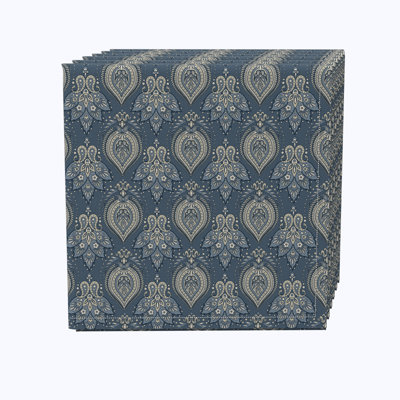 Cotton Floral Square Napkin