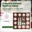 vidaXL Christmas Bauble Plastic-1283166208