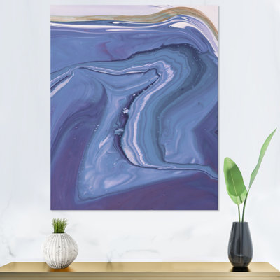 Marbre mauve luxueux, impression sur toile, art moderne