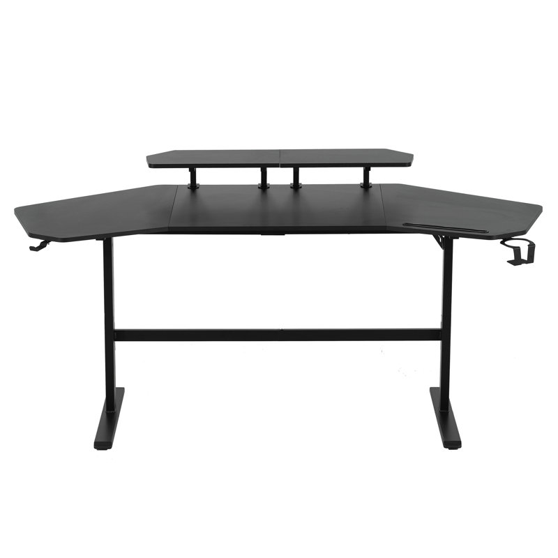 Bureau de jeu Techni Sport, H 35 po x l 70,5 po x P 29 po, Noir