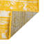Tapis en polypropylène tissé à la machine Gurule - jaune / blanc-651930512