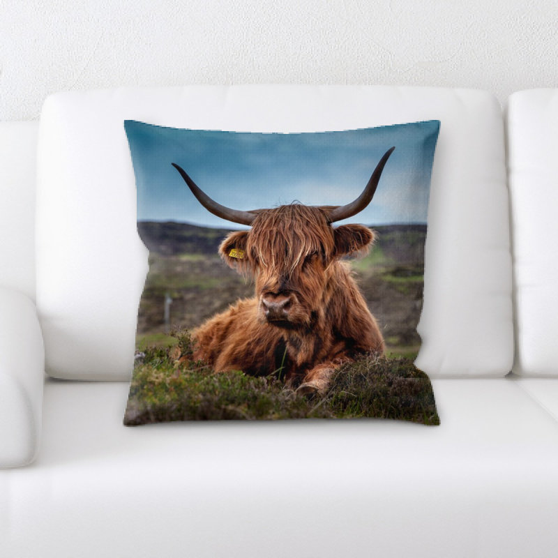 Microsuede Throw Pillow
