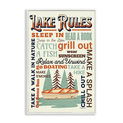 «Lake Rules», giclée par Marla Rae