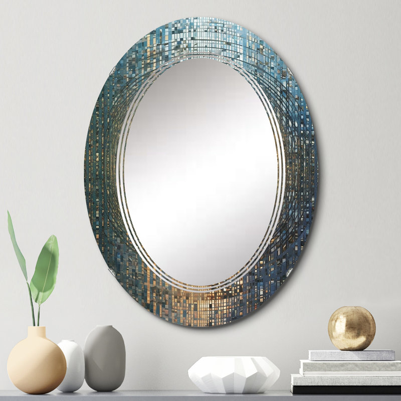 Miroir mural ovale, miroir décoratif décoratif - Drumbest, 30 po x 20 po