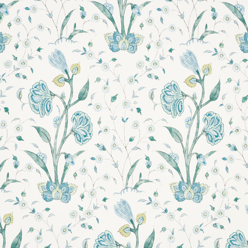 Papier peint floral Khilana, Paon