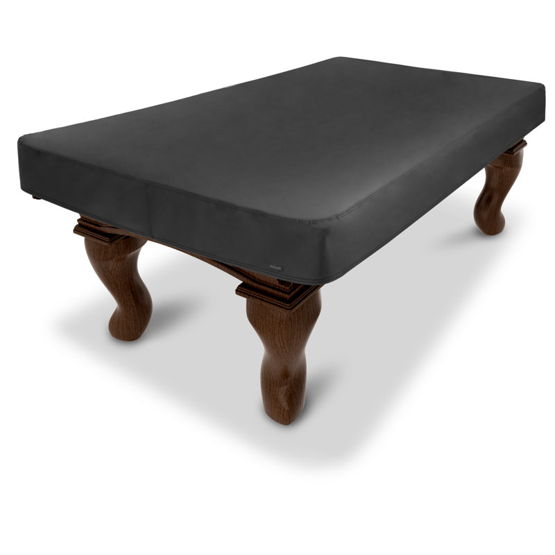 GoSports Premium Leatherette Pool Table Covers - Waterproof & Tearproof - 6/7/8/9 ft Heavy Duty Indoor & Outdoor Billiard Table Covers