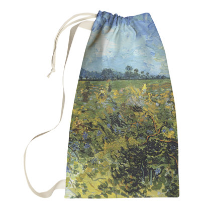 Panier à linge en vineyard avec coussin ciel Browerville