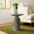 Dalissa Resin End Table with Marble Finish-1157397163