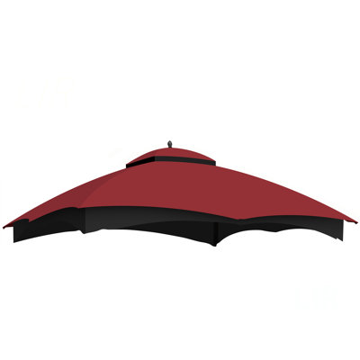 Replacement Canopy Top For Lowe's Allen Roth Heavy Duty Gazebo Roof Gazebo Top With Air Vent 10X12 Gazebo Coverreplacement Top Only
