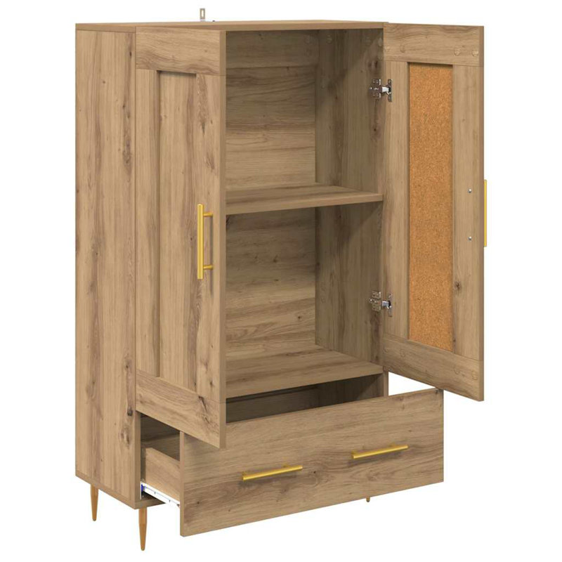 Highboard Accent Chest, Artisan Oak