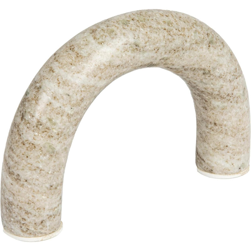 Marble Arch Tabletop Shelf, Beige Accent Decor