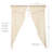 Beaverton Cotton Blend Sheer Curtain Panel Pair